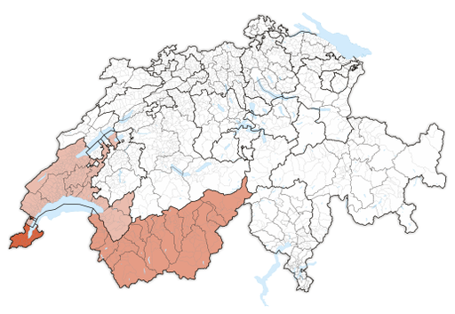 Karte Genferseeregion 2017