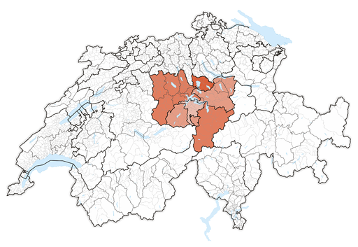 Karte Zentralschweiz 2017